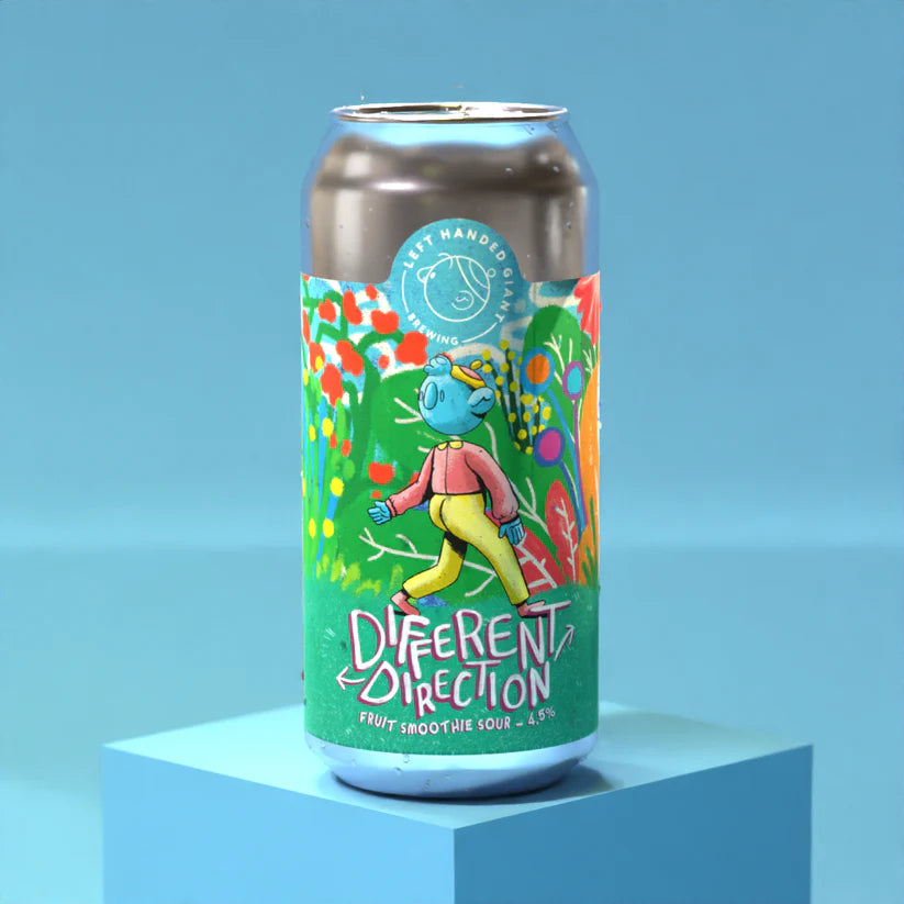 Different Direction - Left Handed Giant - Fruited Smoothie Sour w/ Peach, Passionfruit & Strawberry, 4.5%, 440ml Can