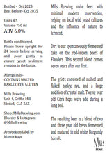 Load image into Gallery viewer, Dirt - Mills Brewing - White Burgundy BA Flanders Red / Bruin Ale, 6%, 750ml Sharing Bottle
