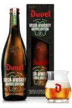 Load image into Gallery viewer, No.7 Irish Whiskey Barrel Edition - Duvel Moortgat - Irish Whiskey Barrel Aged Belgian Tripel, 11.5%, 750ml Sharing Bottle &amp; Glass Gift Set
