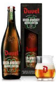 No.7 Irish Whiskey Barrel Edition - Duvel Moortgat - Irish Whiskey Barrel Aged Belgian Tripel, 11.5%, 750ml Sharing Bottle & Glass Gift Set