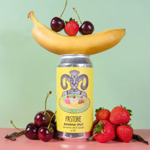 Load image into Gallery viewer, Banana Split  - Pastore Brewing - Sour with Banana, Strawberry, Cherry &amp; Vanilla, 6%, 440ml Can
