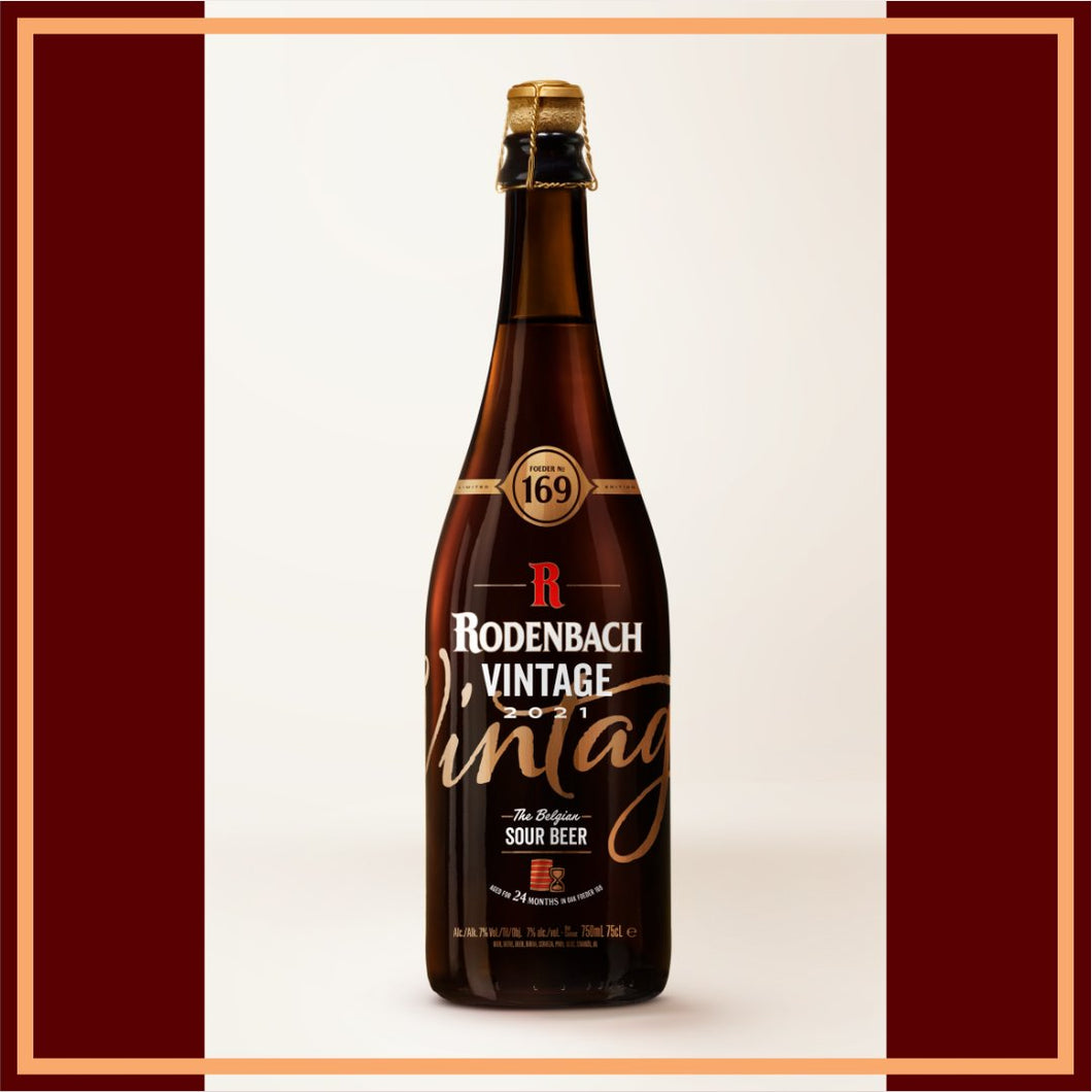 Rodenbach Vintage 2021 - Brouwerij Rodenbach - 2 Year Oak Aged Flanders Red Ale, 7%, 750ml Sharing Bottle