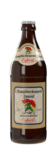 Dampfbierbrauerei Fahnenschwinger Export - Oberstdorfer Dampfbierbrauerei - Export Lager, 5.2%, 500ml Bottle