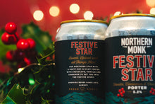 Load image into Gallery viewer, Festive Star 2023 Edition - Northern Monk - Vanilla Cinnamon Chocolate Porter, 5.2%, 330ml Can
