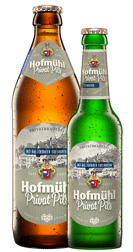Hofmühl Privat Pils - Privatbrauerei Hofmühl Eichstätt - Pilsner, 5.2%, 330ml Bottle