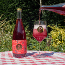 Load image into Gallery viewer, Il Vigneto Rosso Long Maceration 2022 - Pastore Brewing - Red Blend of Barrel Aged Golden Wild Ale w/ Pinot Noir Skins, 7%, 750ml Sharing Bottle
