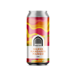 Guava Mandarin Mango - Vault City - Guava Mandarin Mango Sour Ale, 5.9%, 440ml Can