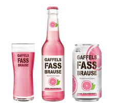 Load image into Gallery viewer, Fassbrause Pink Grapefruit - Gaffel - Pink Grapefruit Soda, 0.0%, 330ml Can

