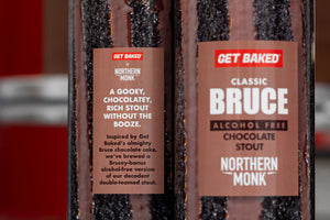 AF Classic Bruce - Northern Monk X Get Baked - Alcohol Free Chocolate Stout, 0.5%, 440ml Can