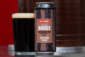 AF Classic Bruce - Northern Monk X Get Baked - Alcohol Free Chocolate Stout, 0.5%, 440ml Can