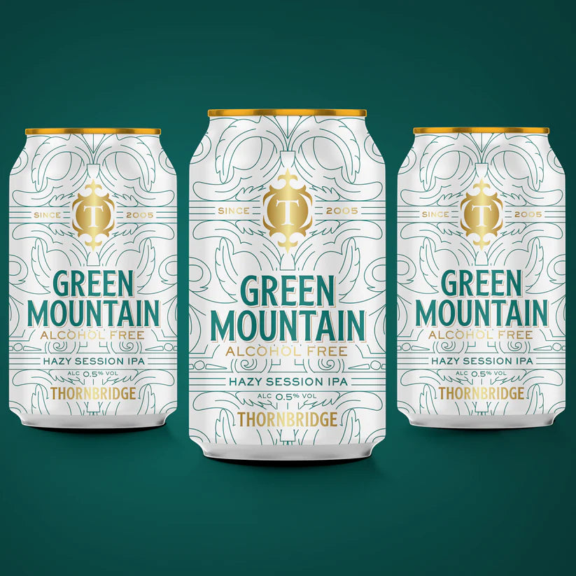 Green Mountain AF - Thornbridge Brewery - Alcohol Free Session IPA, 0.5%, 330ml Can