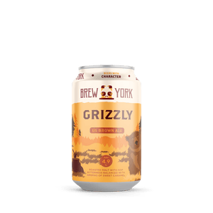 Grizzly - Brew York - US Brown Ale, 4.5%, 330ml Can