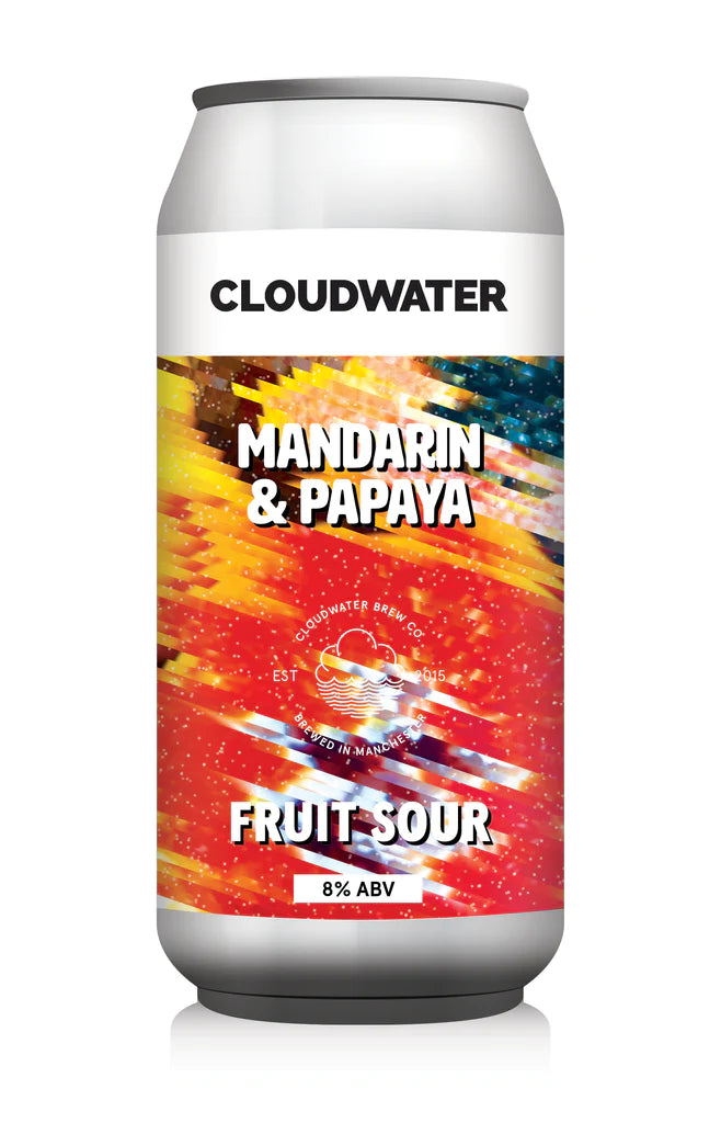 Mandarin & Papaya Sour - Cloudwater - Mandarin & Papaya Sour, 8%, 440ml Can