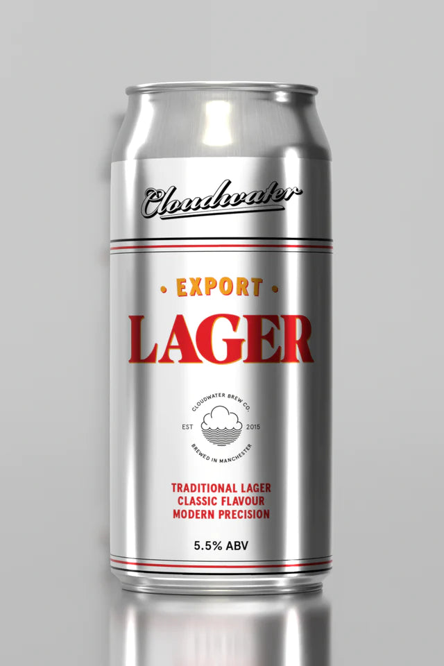 Export Lager - Cloudwater - Export Lager, 5.5%, 440ml Can