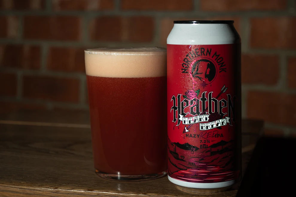 Heartbreak Heathen - Northern Monk - Hazy Red IPA, 7.2%, 440ml Can