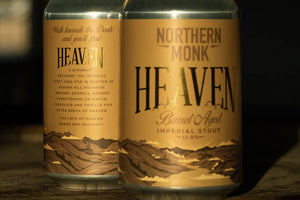 Heaven 2023 Edition - Northern Monk - Heaven Hill Bourbon Barrel Aged Imperial Stout w/ Chocolate, Maple Syrup & Vanilla, 12%, 330ml Can