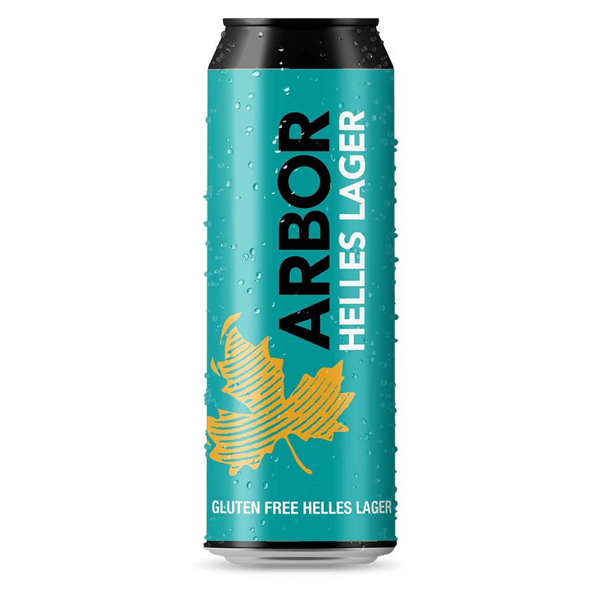 Helles Lager - Arbor Ales - Gluten Free Helles Lager, 4.2%, 568ml Can