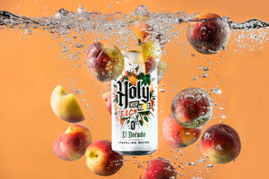 Holy Hop Water El Dorado & Peach - Northern Monk - Sparkling Hop Water with Peach, 0%, 440ml Can