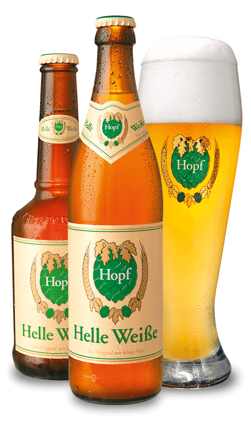 Hopf Helle Weisse - Weißbierbrauerei Hopf - Light Wheat Beer, 5.5%, 50 ...