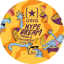 Load image into Gallery viewer, Hype Dream Mango Passionfruit - Lervig Bryggeri - Mango &amp; Passionfruit Pastry Sour, 6.5%, 330ml Can
