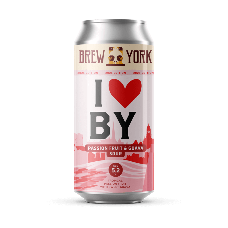 I Love BY 2025 - Brew York - Passion Fruit & Guava Sour, 5.2%, 440ml Can