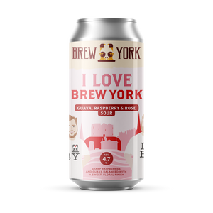 I Love Brew York - Brew York - Guava, Raspberry & Rose Sour, 4.7%, 440ml Can