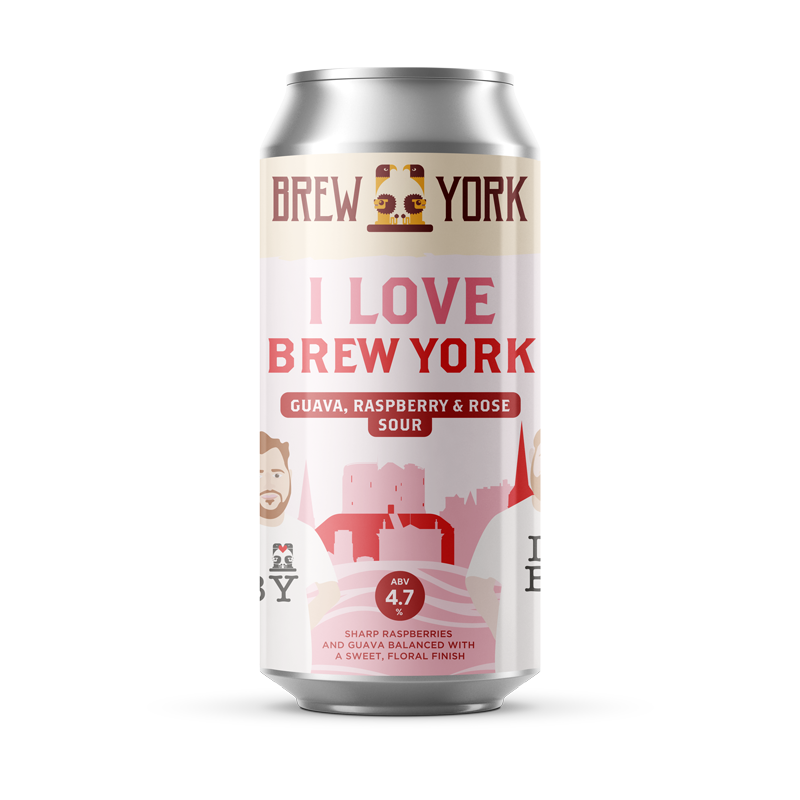 I Love Brew York - Brew York - Guava, Raspberry & Rose Sour, 4.7%, 440ml Can