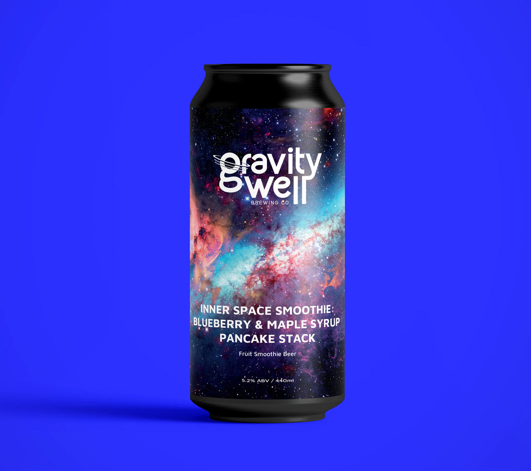 Inner Space Smoothie - Gravity Well Brewing - Blueberry & Maple Syrup Pancake Stack Sour, 5.2%, 440ml Can