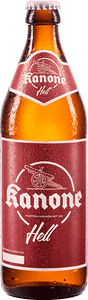 Kanone Hell - Brauerei Kanone - Helles Lager, 5.1%, 500ml Bottle