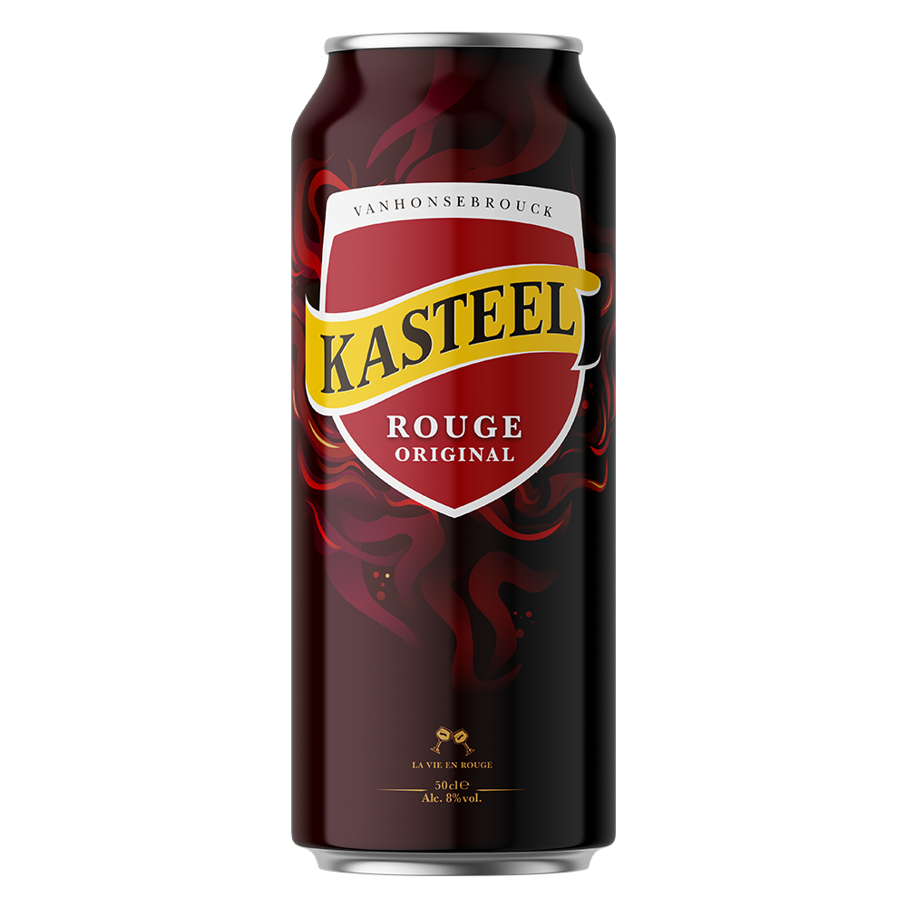 Kasteel Rouge - Kasteel Brouwerij Vanhonsebrouck - Belgian Cherry Beer, 8%, 500ml Can