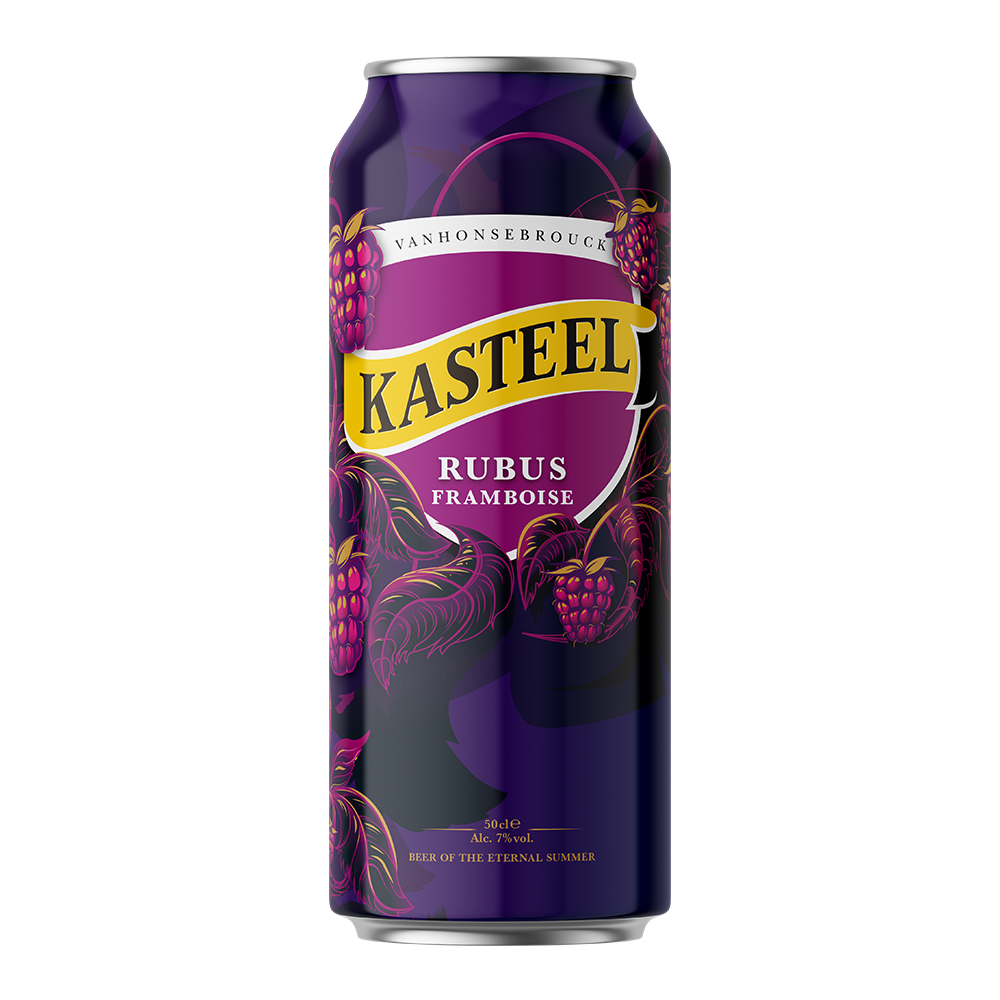 Kasteel Rubus Framboise - Kasteel Brouwerij Vanhonsebrouck - Belgian Raspberry Beer, 7%, 500ml Can