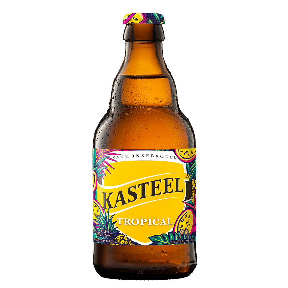 Kasteel Tropical - Kasteel Brouwerij Vanhonsebrouck - Belgian Tropical Fruit Beer, 7%, 330ml Bottle