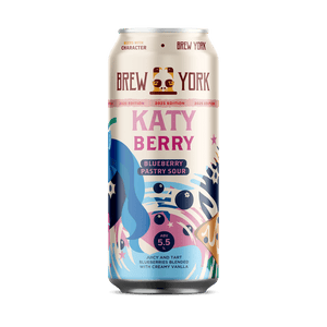 Katy Berry 2025 - Brew York - Blueberry Pastry Sour, 5.5%, 440ml Can