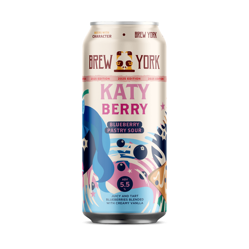 Katy Berry 2025 - Brew York - Blueberry Pastry Sour, 5.5%, 440ml Can
