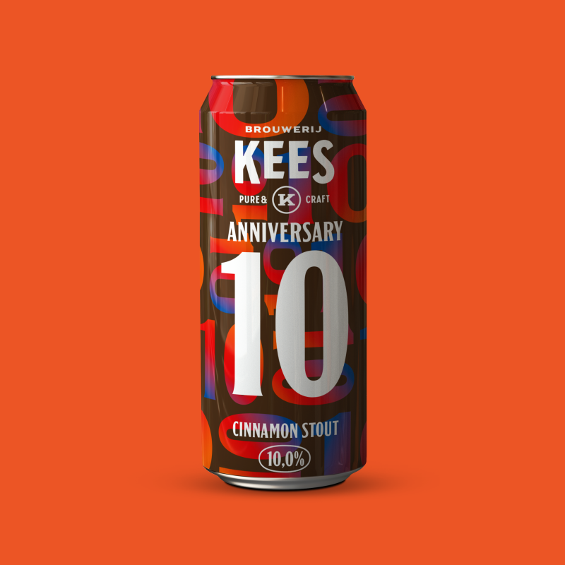 Anniversary 10 - Brouwerij Kees - Cinnamon Imperial Stout, 10%, 330ml Can