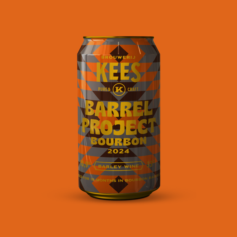 Barrel Project 2024 Bourbon - Brouwerij Kees - Bourbon Barrel Aged Barley Wine, 10.9%, 330ml Can