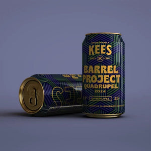 Barrel Project 2024 Quad - Brouwerij Kees - Bourbon Barrel Aged Quadrupel, 9.9%, 330ml Can