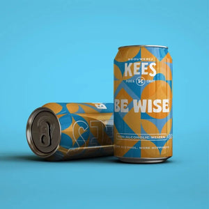 Be Wise - Brouwerij Kees - Non Alcoholic Weizen, 0.3%, 330ml Can