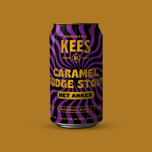 Caramel Fudge Stout Het Anker - Brouwerij Kees X Brouwerij Het Anker - Molenberg Whisky Barrel Aged Imperial Caramel Fudge Stout, 11.5%, 330ml Can