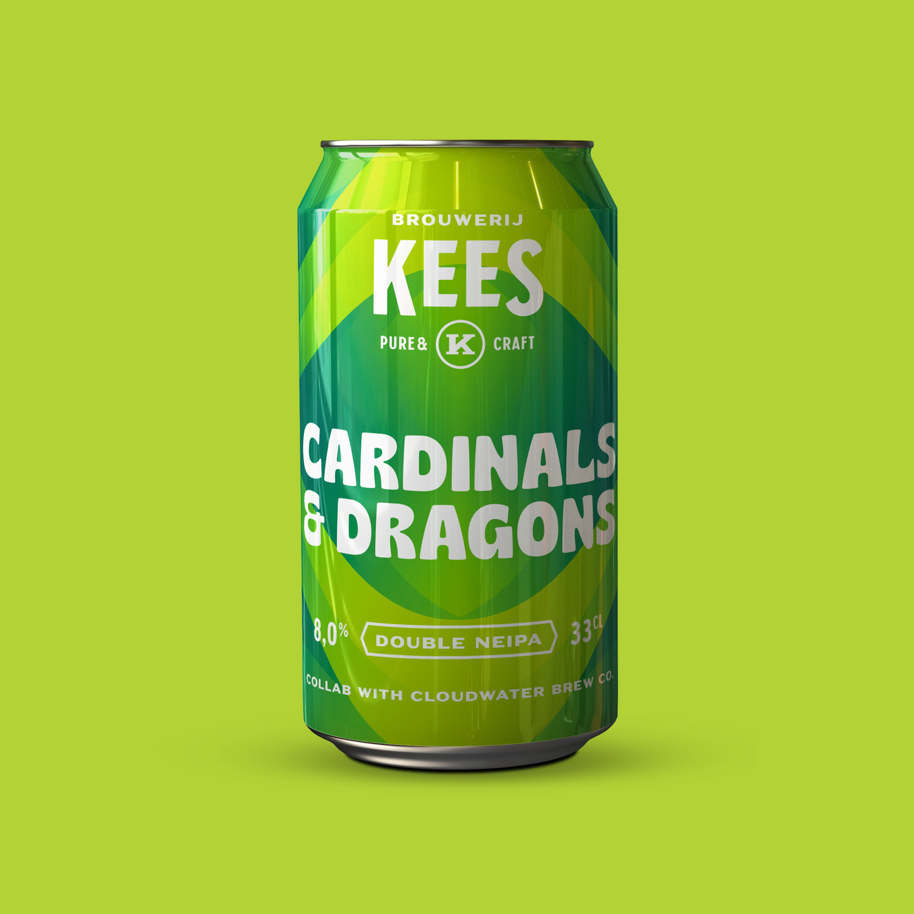 Cardinal & Dragons - Brouwerij Kees X Cloudwater - Double NEIPA, 8%, 3 ...