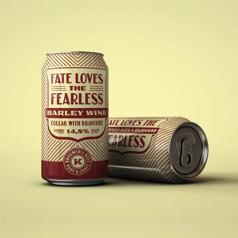 Fate Loves Fearless - Brouwerij Kees X Bravoure - Barley Wine, 14.8%, 330ml Can