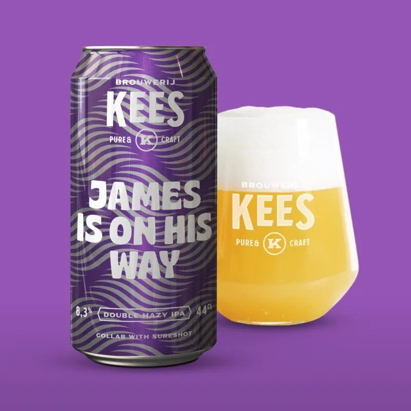 James Is On His Way - Brouwerij Kees X Sureshot - Hazy DIPA, 8.3%, 440 ...