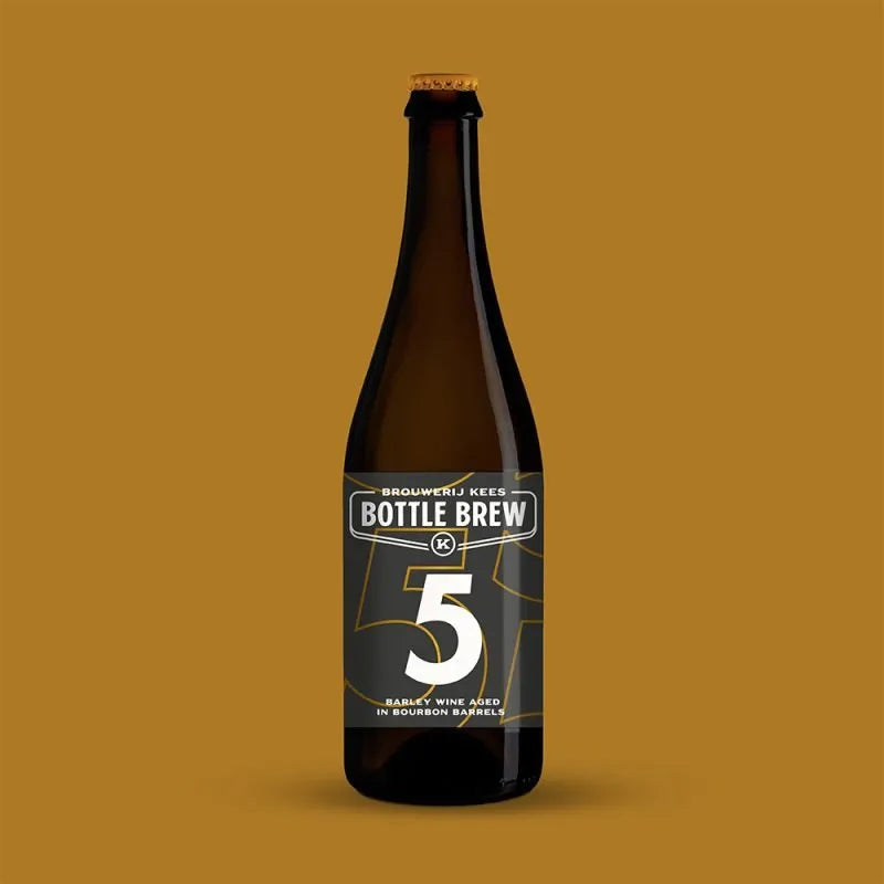 Bottle Brew Number 5 - Brouwerij Kees - Buffalo Trace Bourbon Barley Wine, 15.8%, 750ml Sharing Bottle