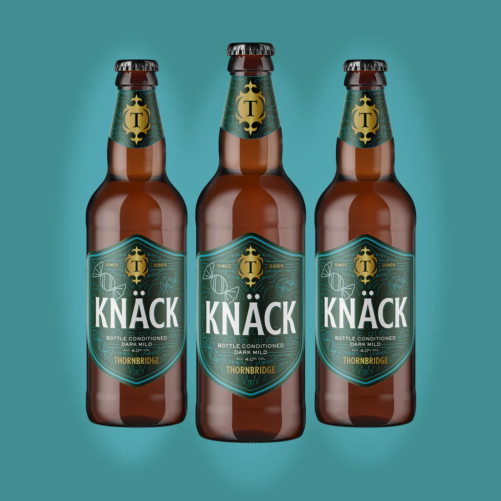 Knack - Thornbridge Brewery - Bottle Conditioned Dark Mild, 4%, 500ml Bottle