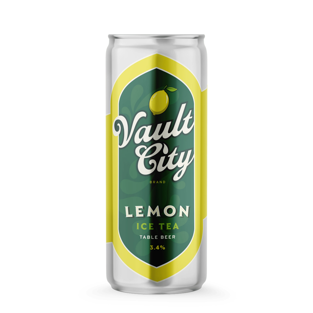 Lemon Iced Tea Sour - Vault City - Lemon Iced Tea Table Beer Sour, 3.4%, 330ml Can