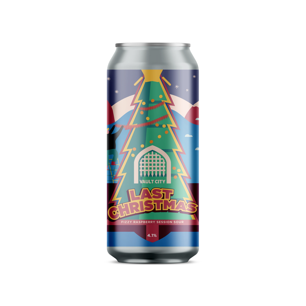 Last Christmas - Vault City - Fizzy Raspberry Session Sour, 4.1%, 440ml Can