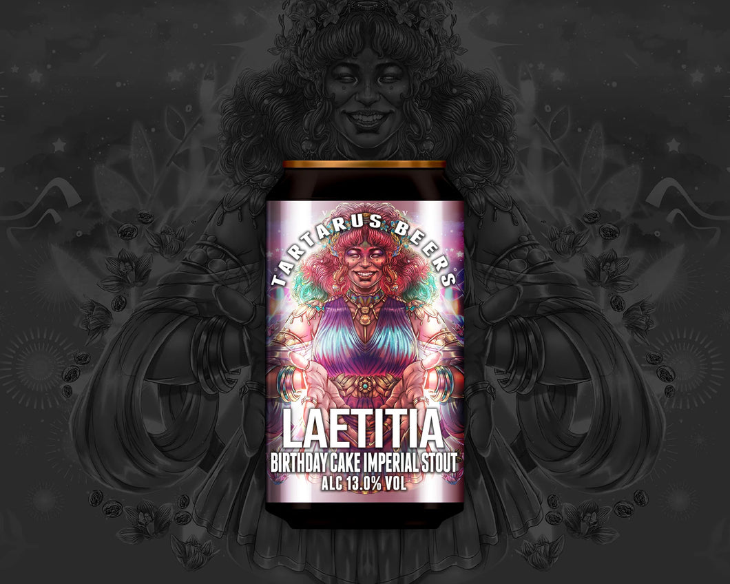 Laetitia - Tartarus Beers - Birthday Cake Imperial Stout, 13%, 330ml Can