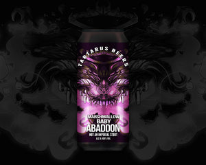 Marshmallow Baby Abaddon - Tartarus Beers - Marshmallow Imperial Stout, 8.499%, 440ml Can