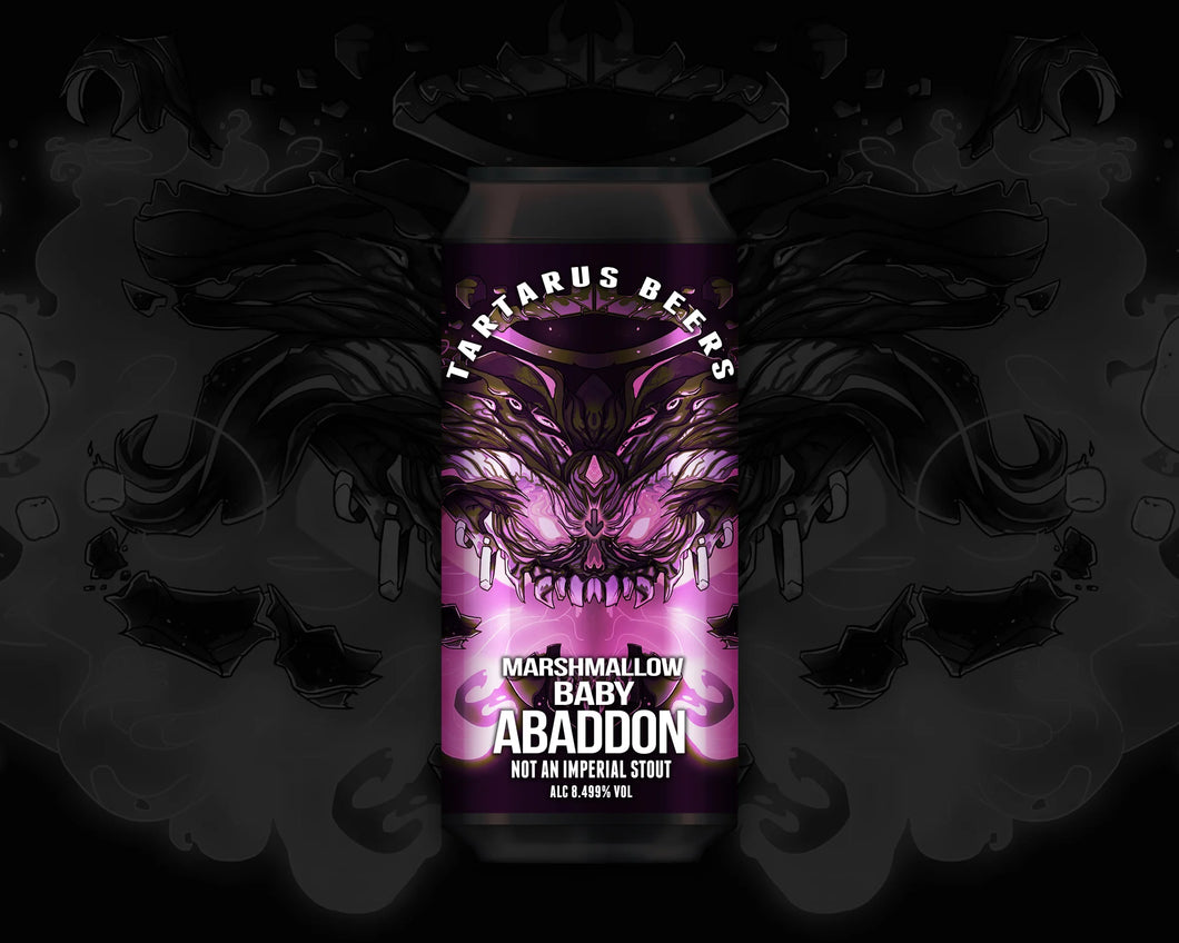 Marshmallow Baby Abaddon - Tartarus Beers - Marshmallow Imperial Stout, 8.499%, 440ml Can