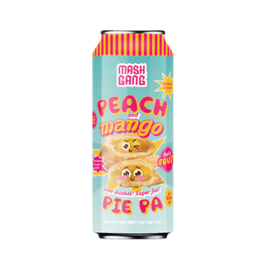 Peach & Mango Pie PA - Mash Gang - Low Alcohol Peach & Mango Pale Ale, 0.5%, 440ml Can